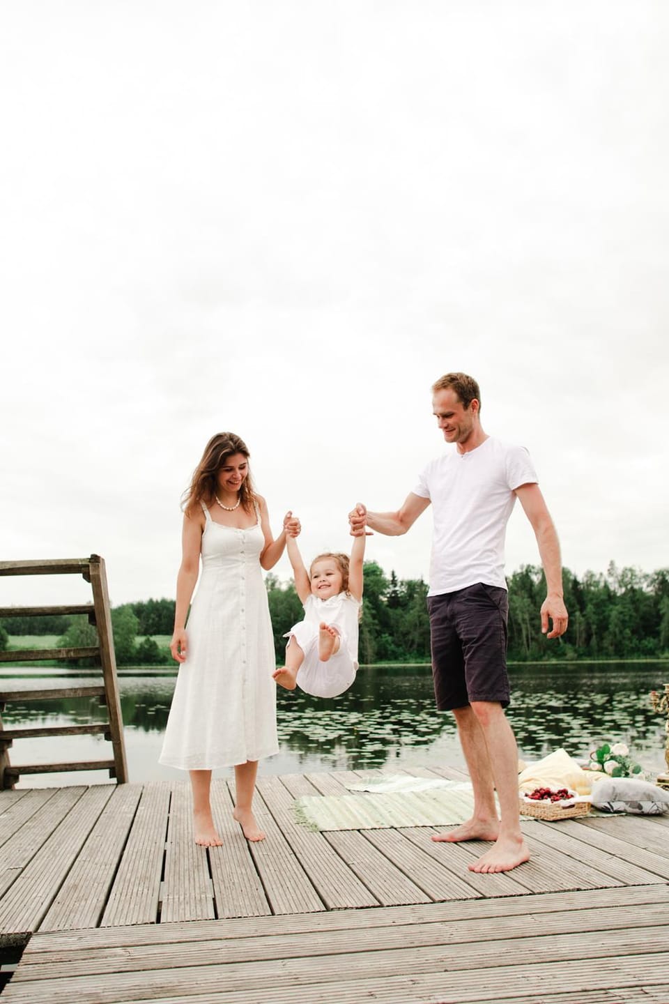 Garden, children, Family