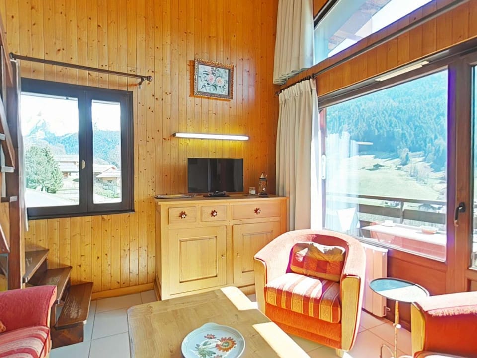 Superbe Appt 5 Pièces, 8 Couchages, Cheminée, Balcon Sud, au Grand-Bornand Apartment in Le Grand-Bornand