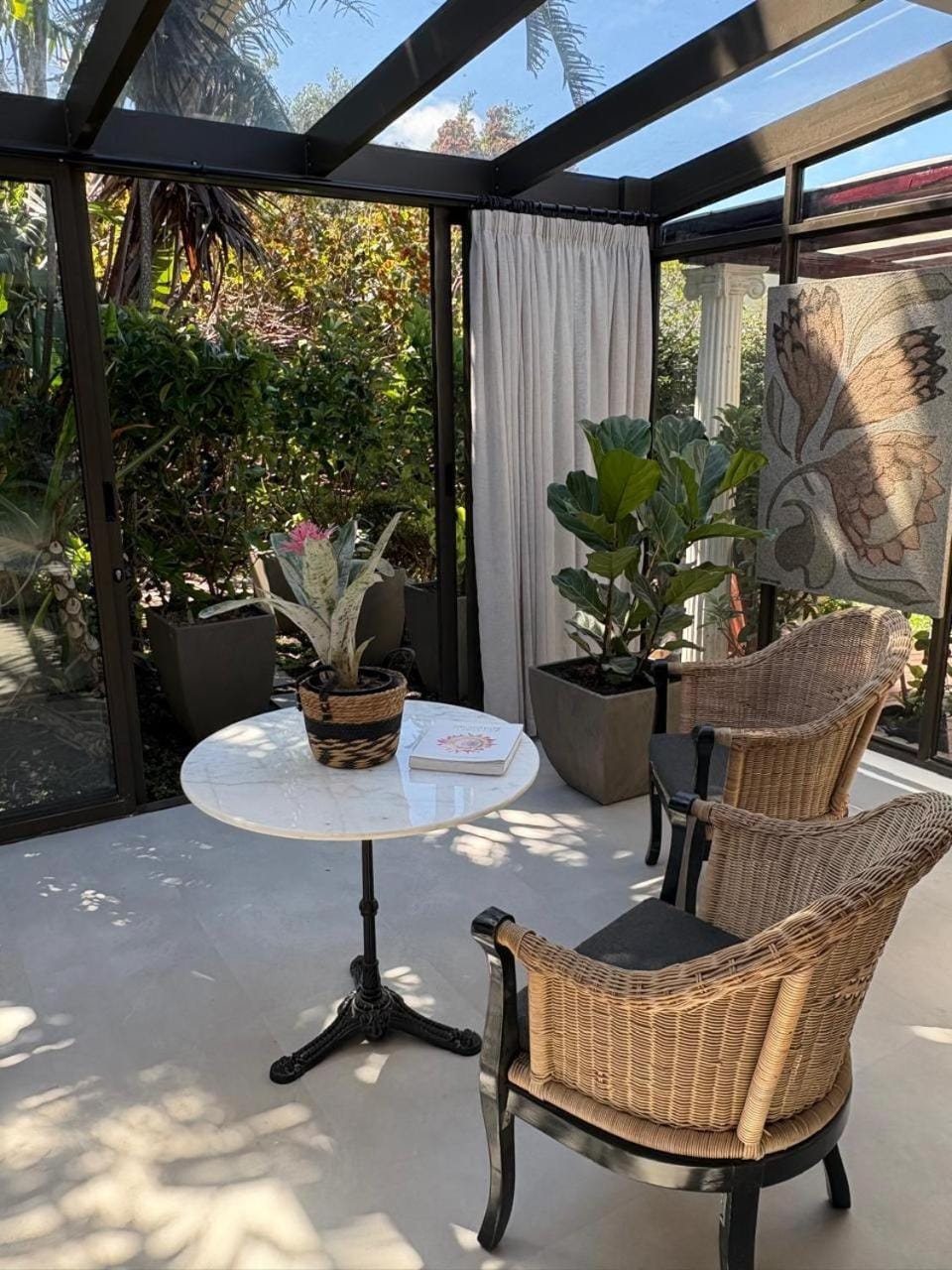 Seating area, Garden view