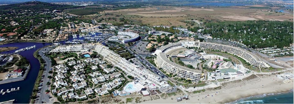 Bird's eye view, Beach, Beach, City view