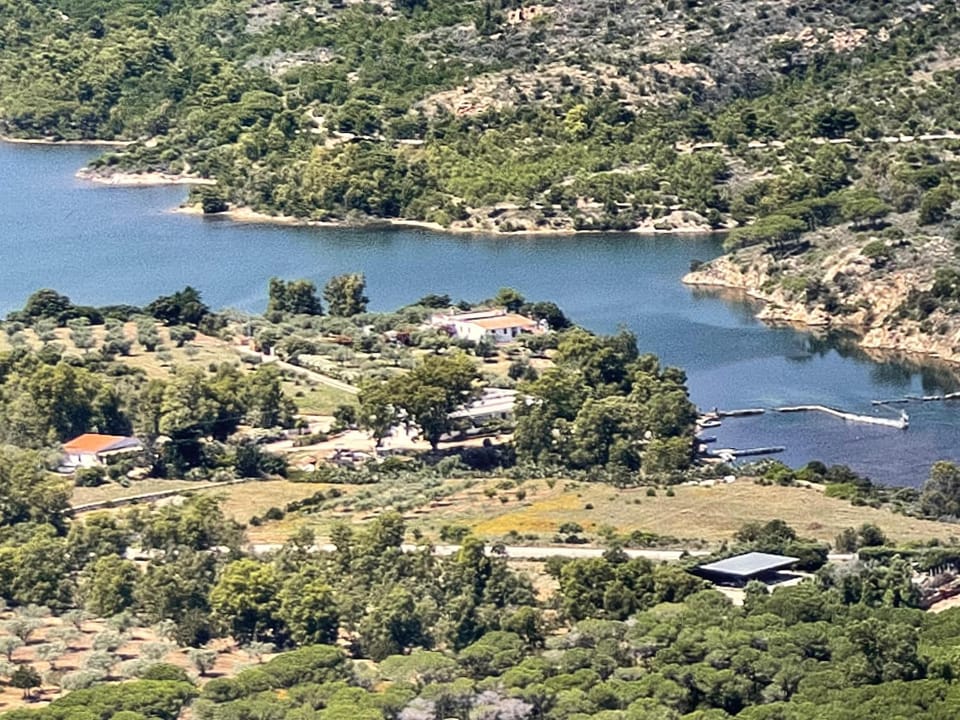 Nearby landmark, Natural landscape, Bird's eye view, Lake view, Mountain view