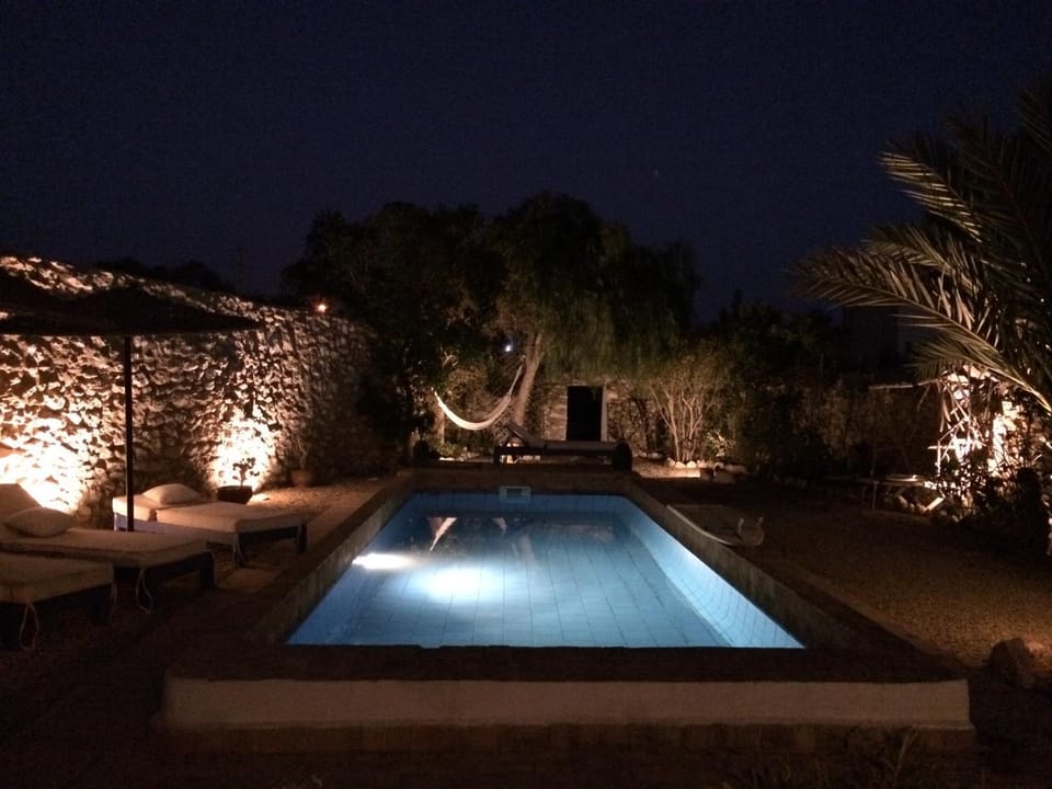 Night, Swimming pool, Swimming pool