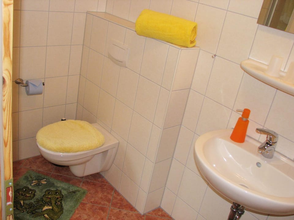 Toilet, Bathroom, Photo of the whole room, Decorative detail, Family