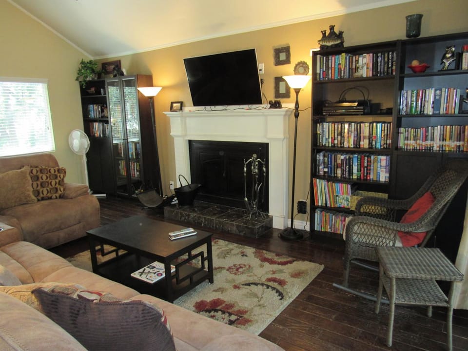Library, TV and multimedia, Living room, Seating area