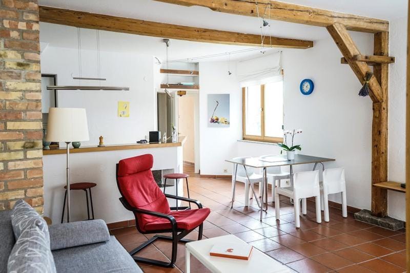 Living room, Dining area, Bedroom