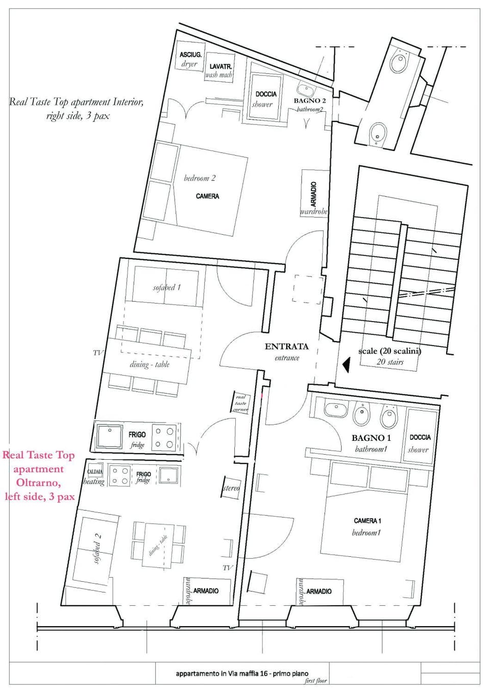 Appartamento Real Taste of Tuscany Top Apartment in Florence