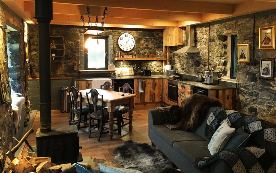 Living room, Seating area, Dining area