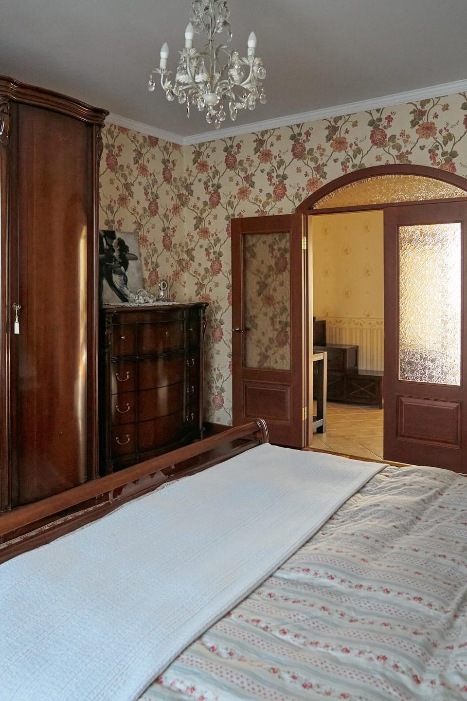 Bed, Photo of the whole room, Bedroom, wardrobe