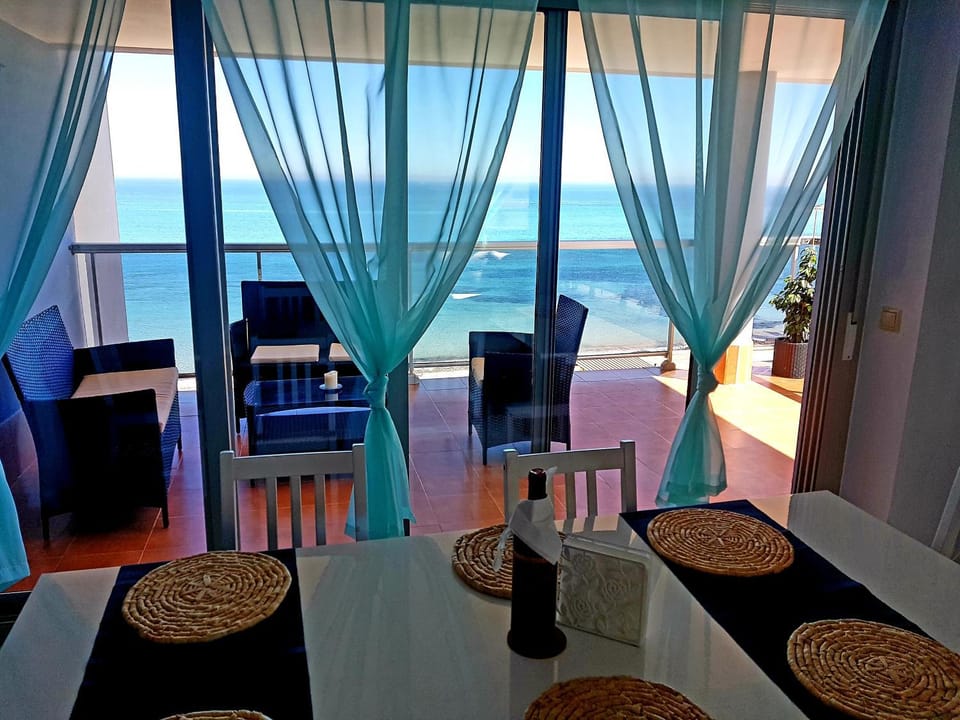 Living room, Seating area, Sea view