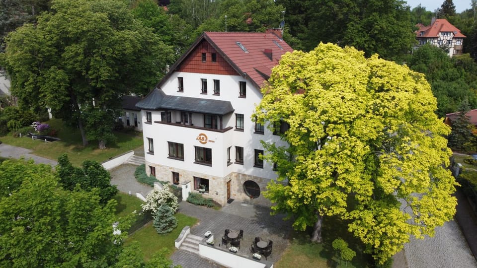 Property building, Spring, Day, Natural landscape, Bird's eye view, Garden, Garden view, Parking