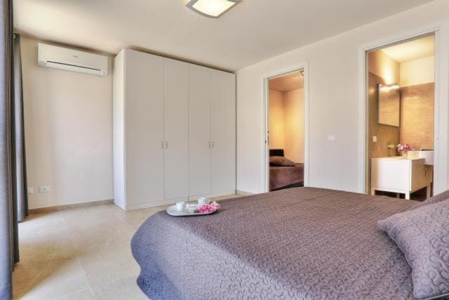 Property building, Living room, Bedroom