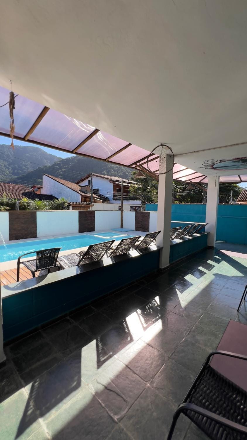 Pool view, Swimming pool, sunbed