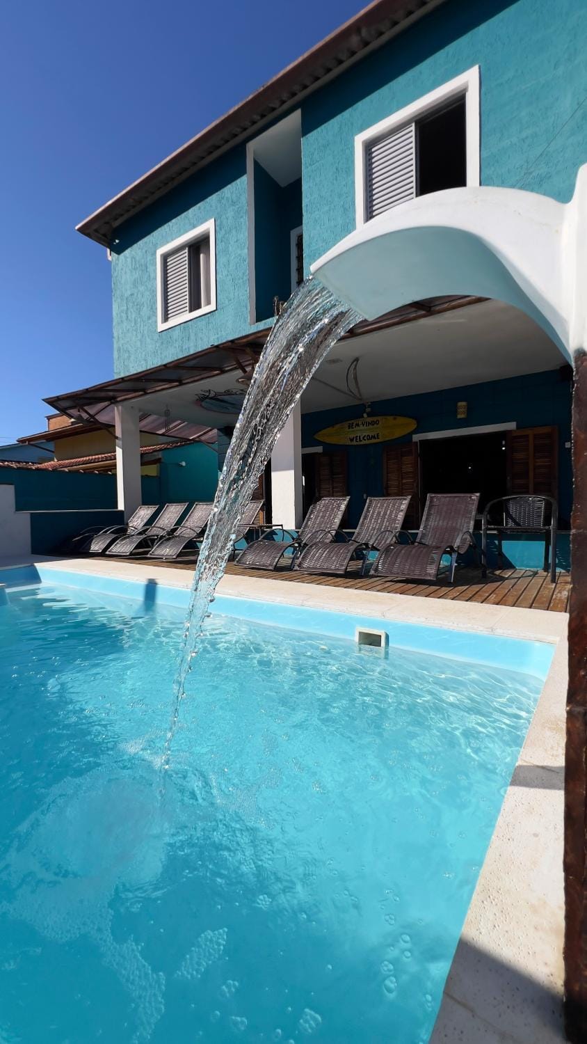 Property building, Day, Pool view, Swimming pool, sunbed