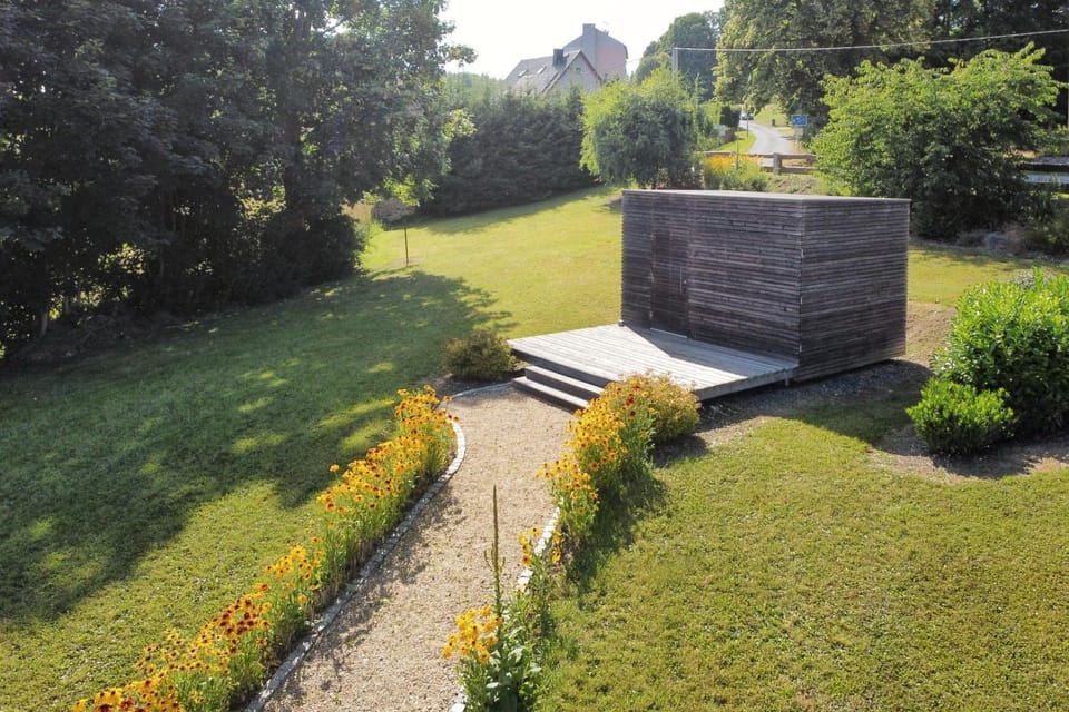 Summer, Garden, Sauna, Garden view