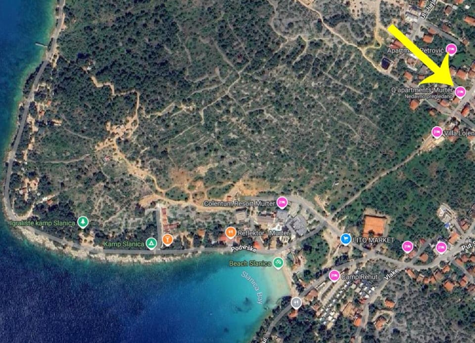 Murter Slanica beach id 962 Apartment in Murter