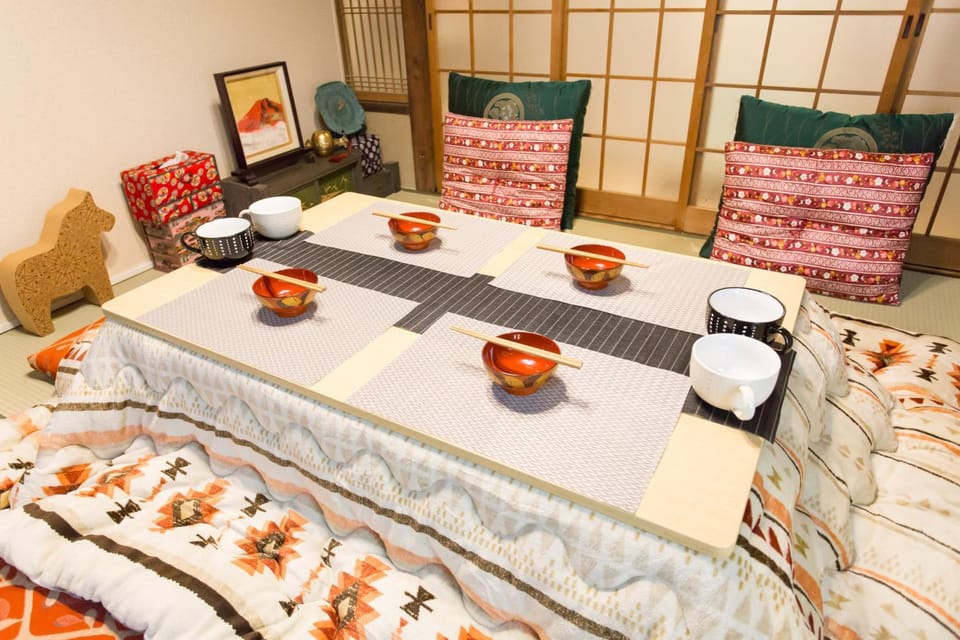 City Center 200 Years Old Traditional House Next to 2 Train Lines House in Kyoto