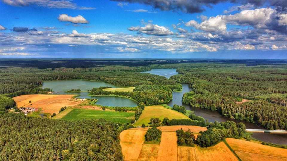 Nearby landmark, Day, Natural landscape, Bird's eye view, Lake view, River view