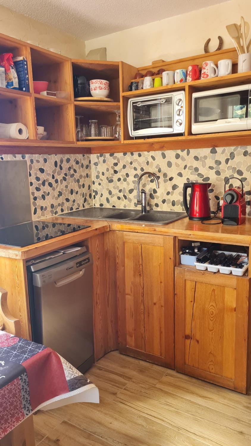 Joli petit appartement cosi 4 personnes maxi plein centre station les deux alpes Apartment in Les Deux Alpes