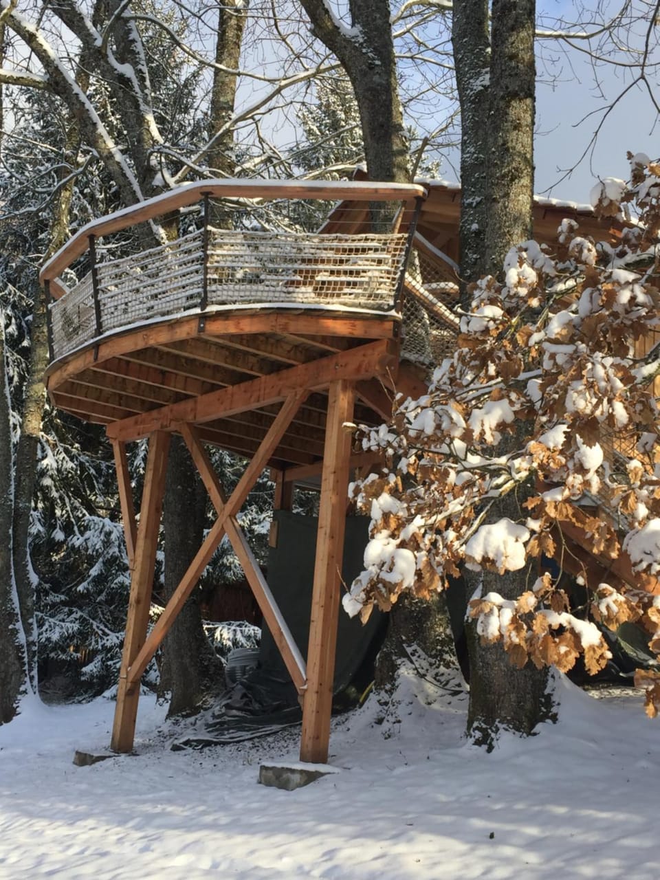 Property building, Winter