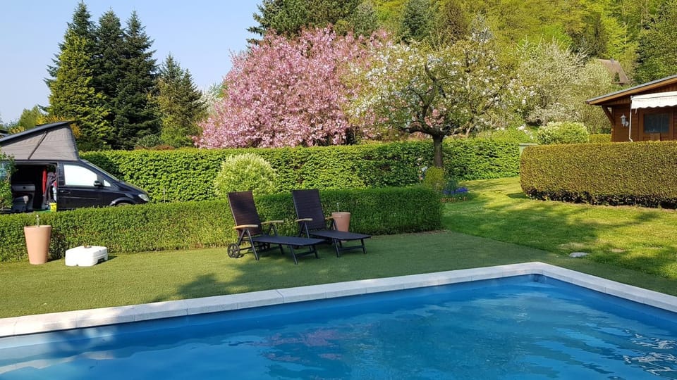 Poolhaus im Südharz House in Thuringia, Germany