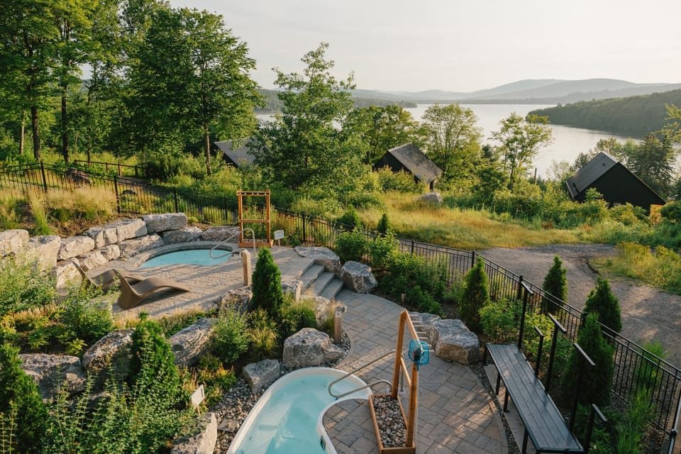 Hot Tub, Spa and wellness centre/facilities, Lake view, Area and facilities, Open Air Bath