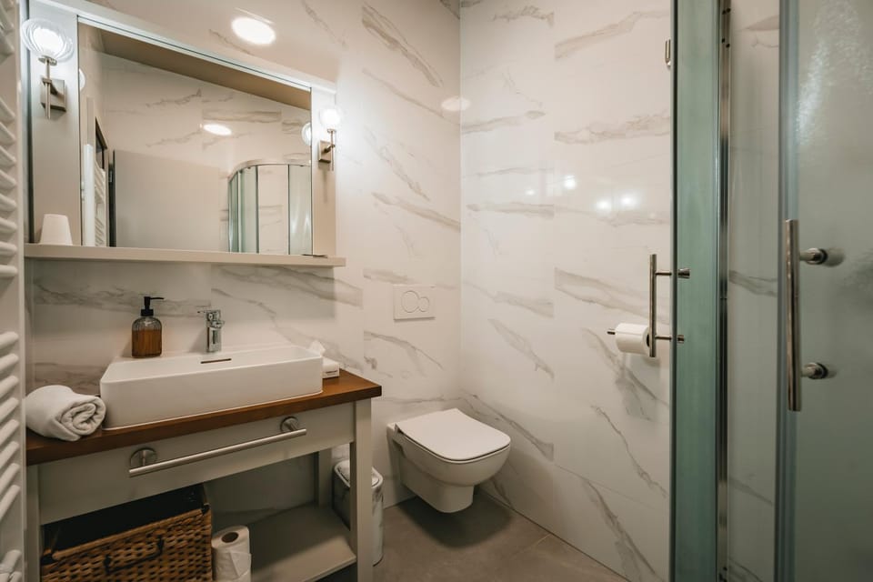Shower, Toilet, Bathroom, towels