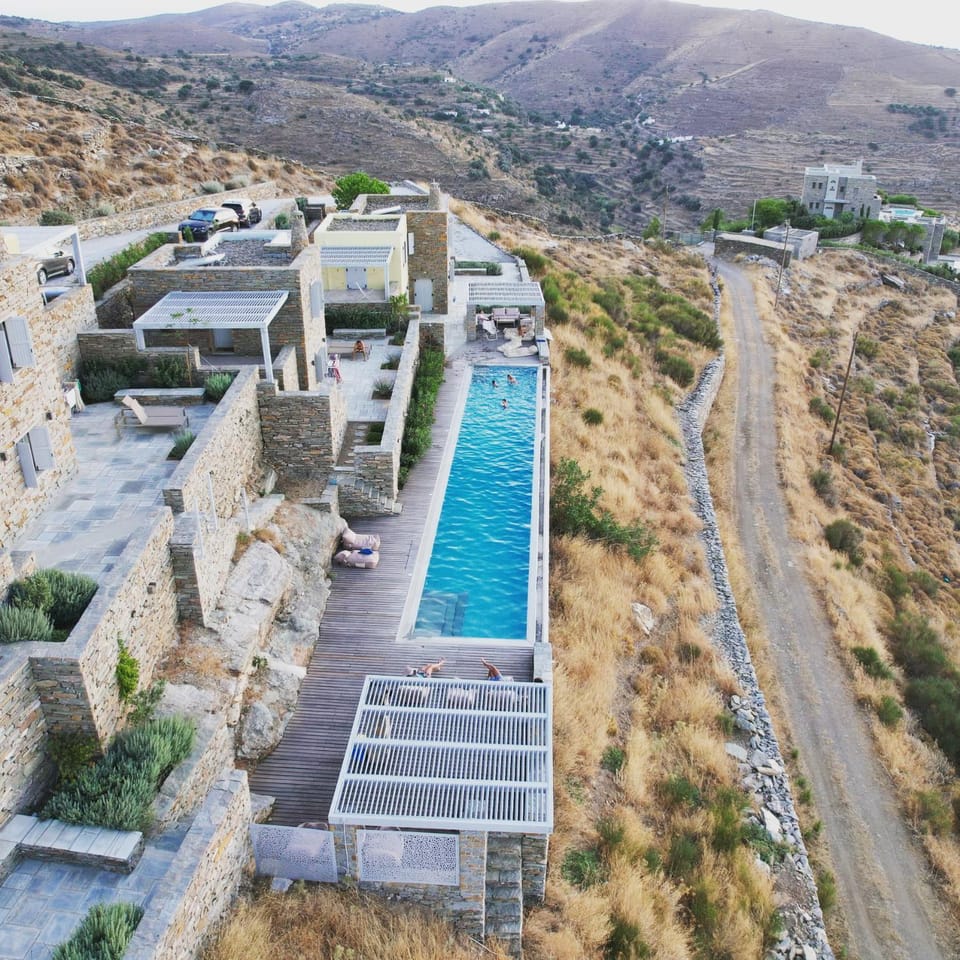 Property building, Pool view