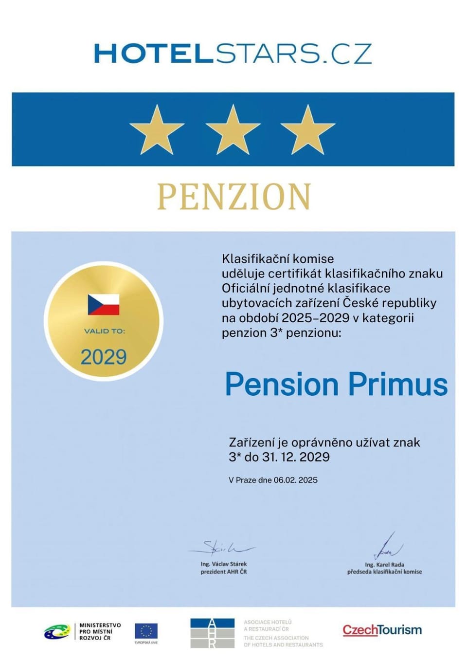 Certificate/Award