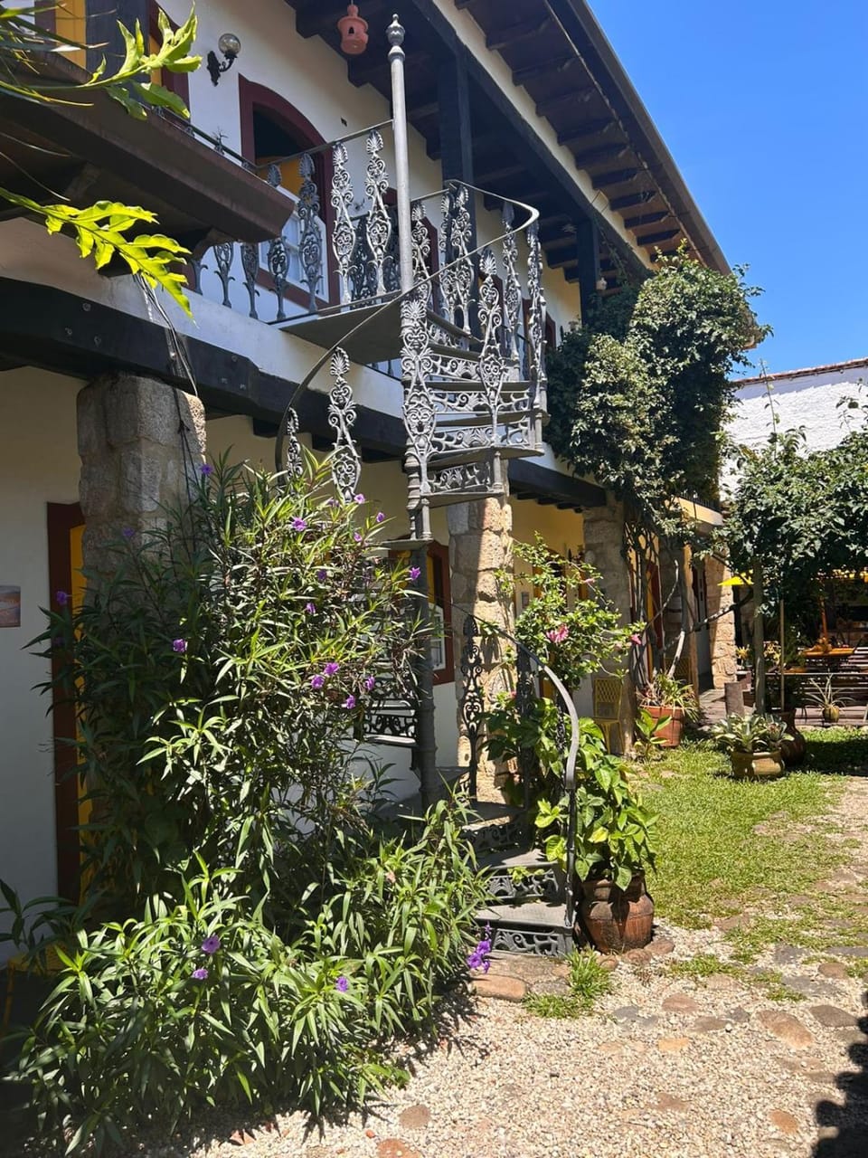 Property building, Garden view