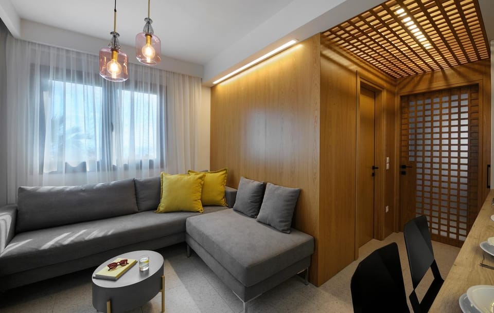 Kitchen or kitchenette, Living room