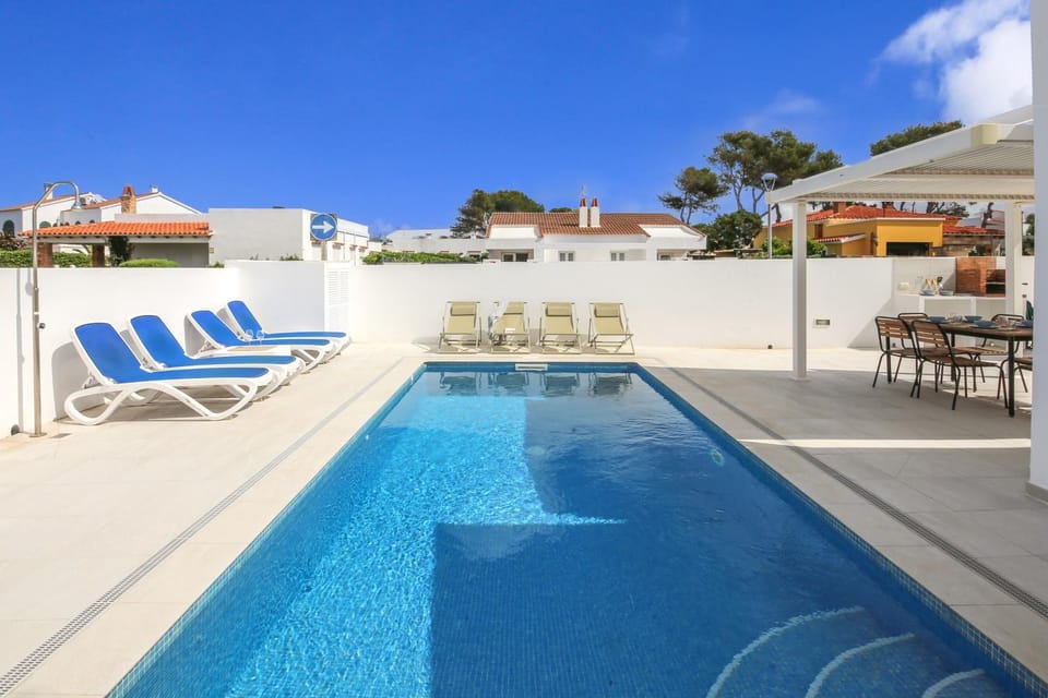Property building, Living room, Swimming pool