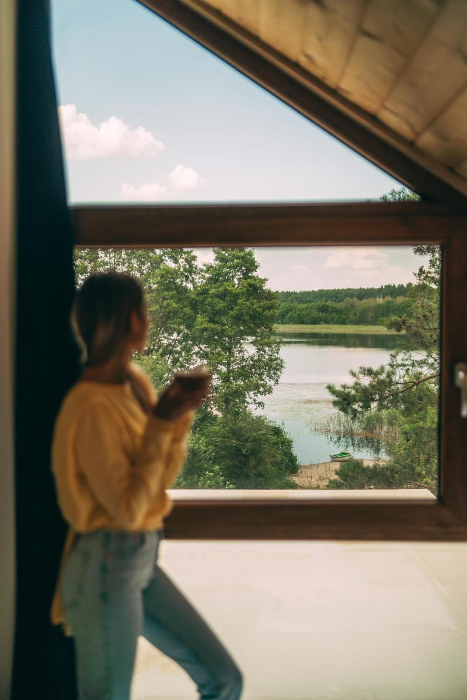 Day, People, Natural landscape, View (from property/room), Lake view