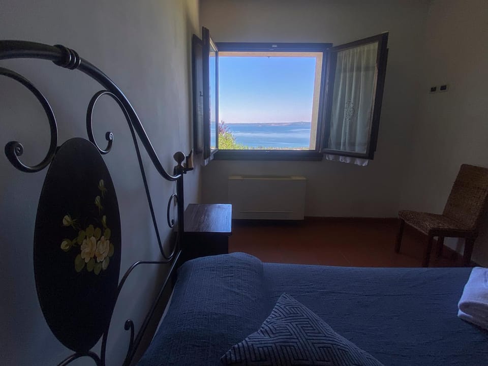 Bed, Natural landscape, Bedroom