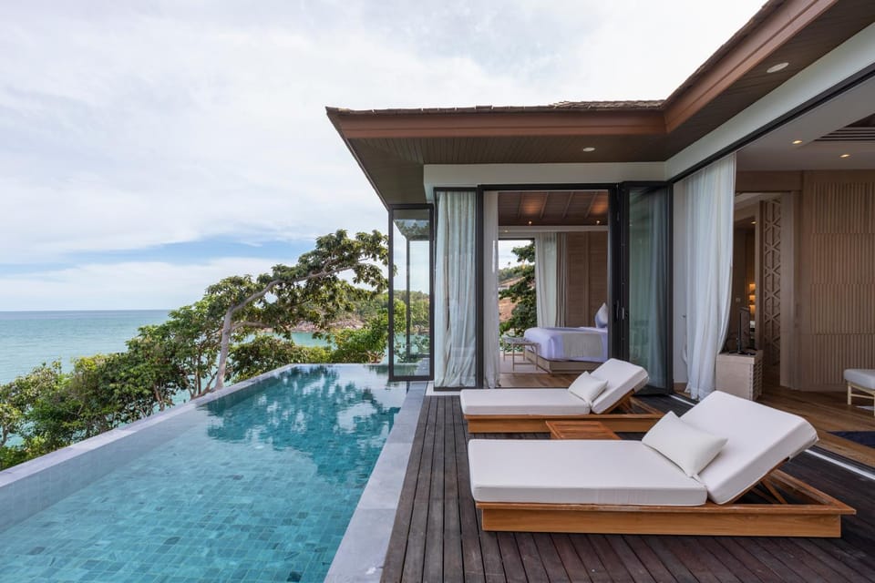 Patio, View (from property/room), Pool view, Sea view, Swimming pool
