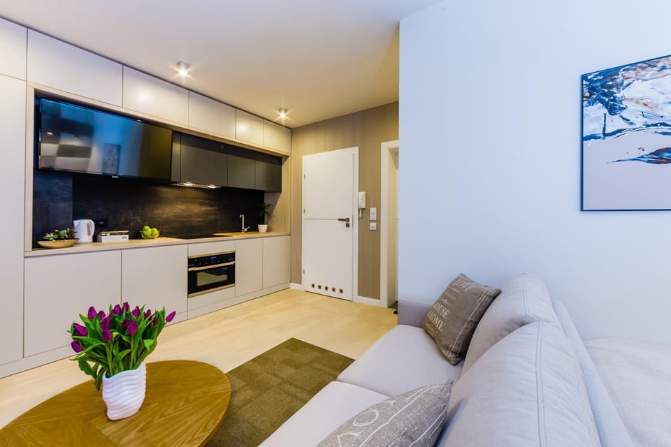 TV and multimedia, Kitchen or kitchenette, Photo of the whole room, Seating area