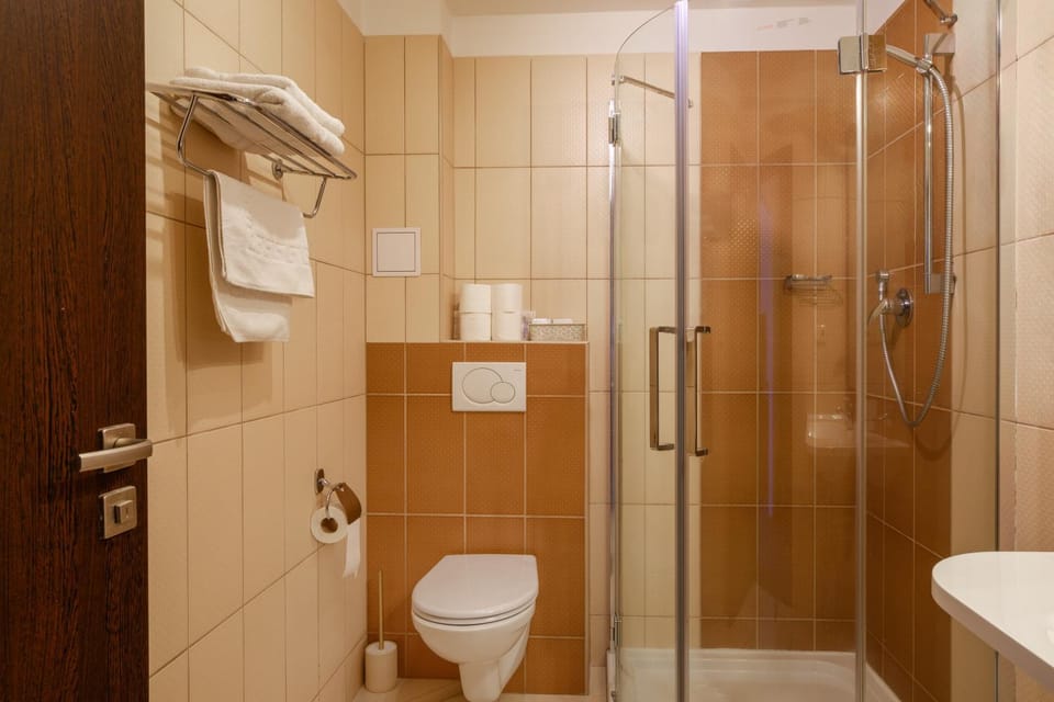 Shower, Toilet, Bathroom, towels