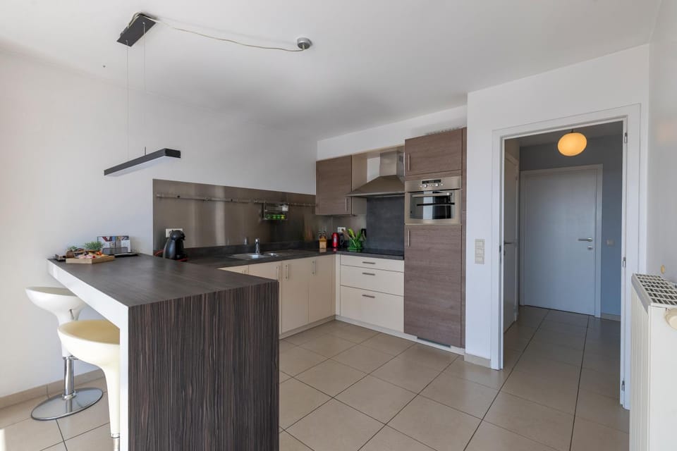 Kitchen or kitchenette, Dining area, oven, stove, toaster