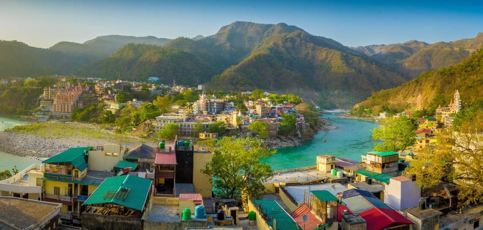 Nearby landmark, Day, Natural landscape, Bird's eye view, City view, Mountain view, River view