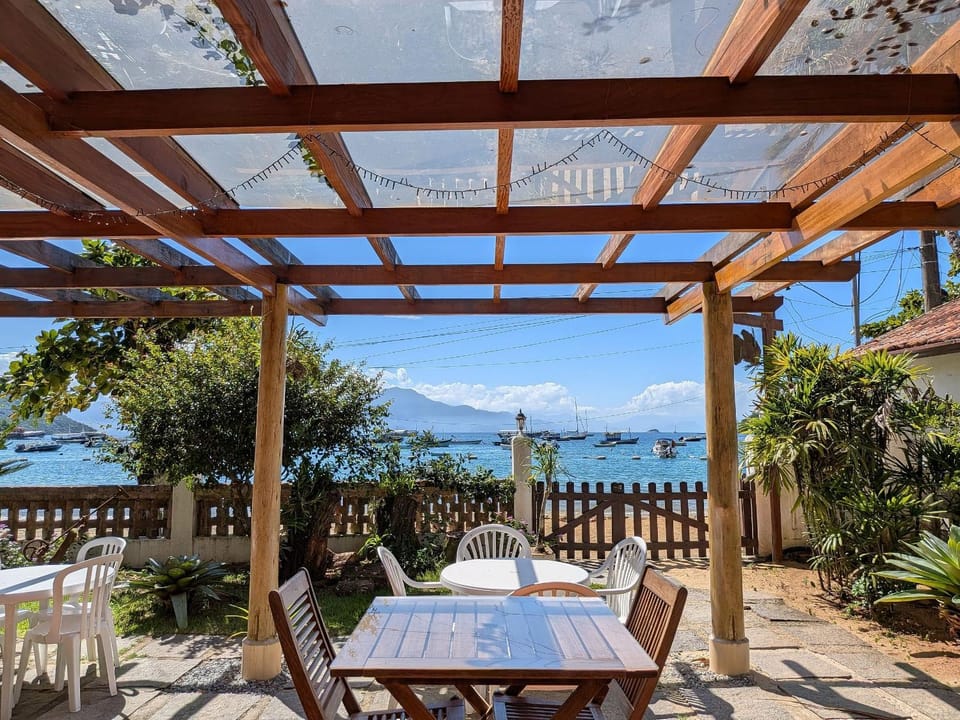 Patio, Day, Natural landscape, Balcony/Terrace, Dining area, Sea view