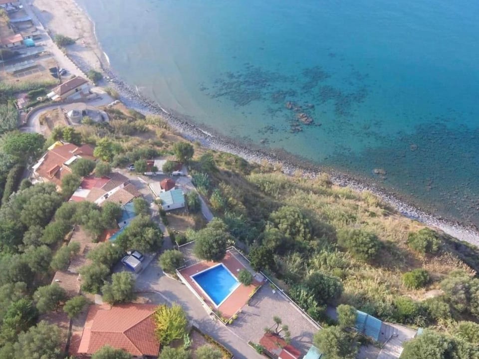 Natural landscape, Bird's eye view, Pool view, Sea view, Swimming pool