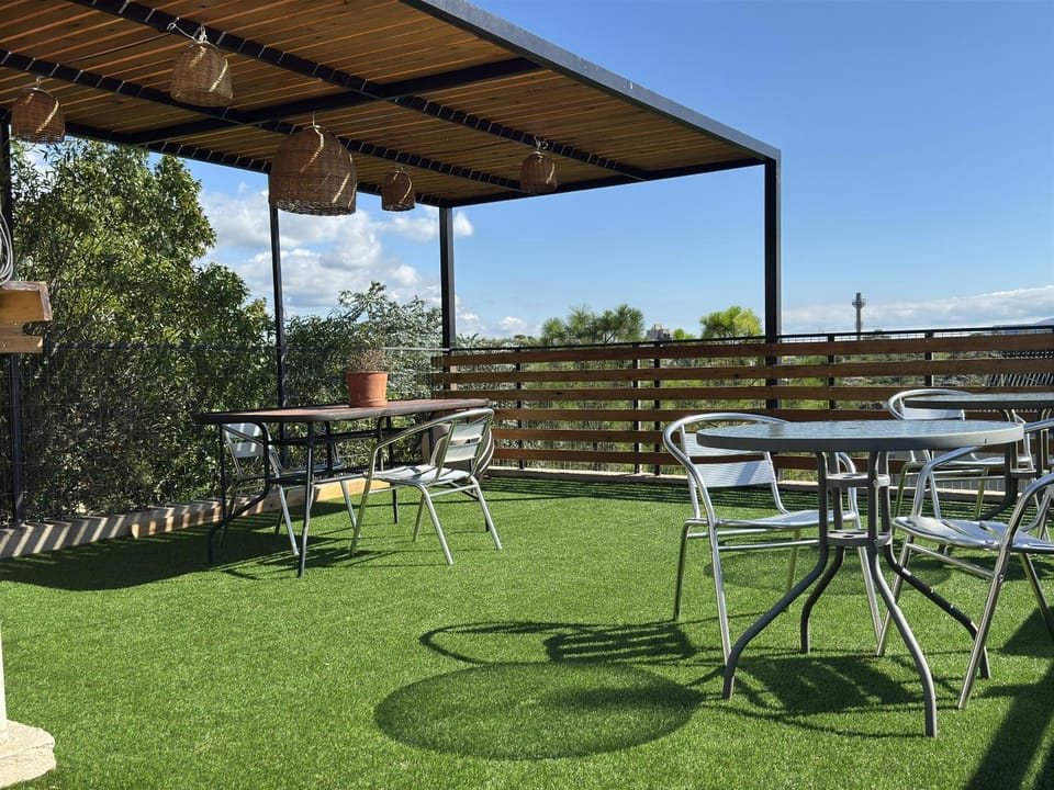 Patio, Spring, Day, Garden, Solarium, View (from property/room), Balcony/Terrace, Garden view