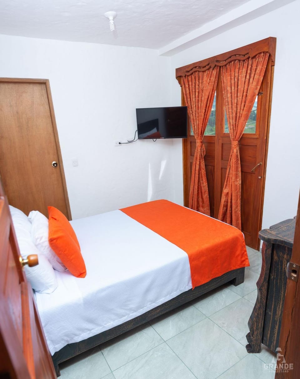 Bed, TV and multimedia, Photo of the whole room, wardrobe