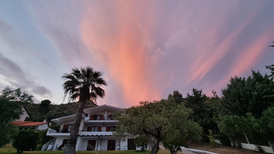 Property building, Sunset