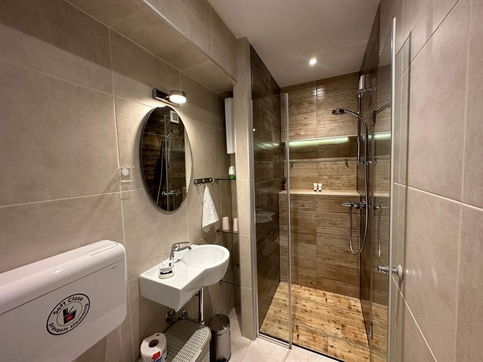 Shower, Toilet, Bathroom, towels