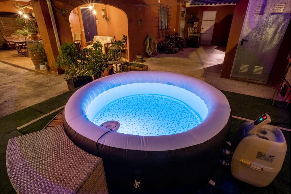 Hot Spring Bath, Hot Tub, Spa and wellness centre/facilities, Open Air Bath