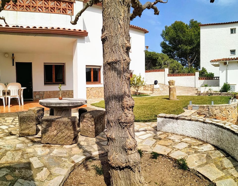 Property building, Patio, Garden, Garden view