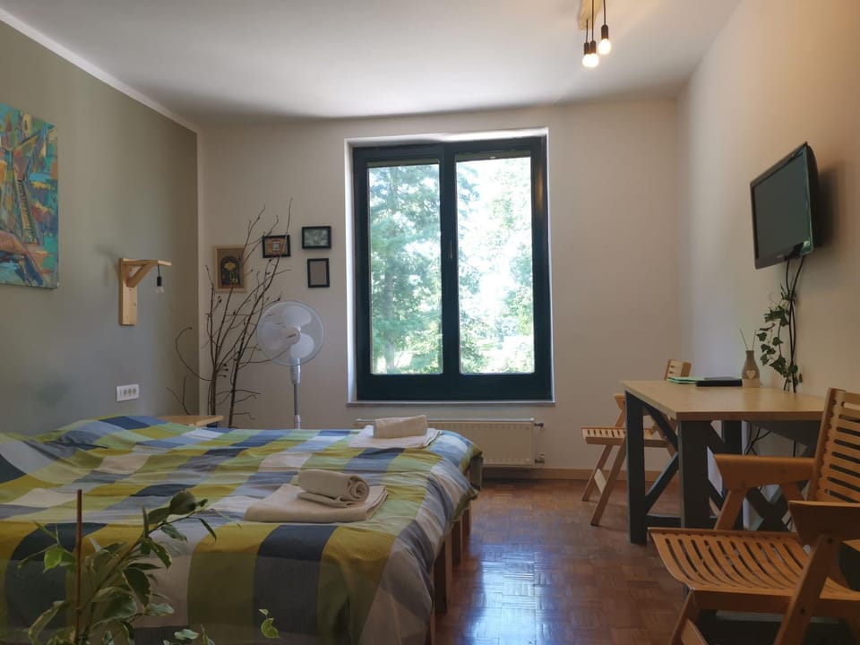 Bed, TV and multimedia, Bedroom