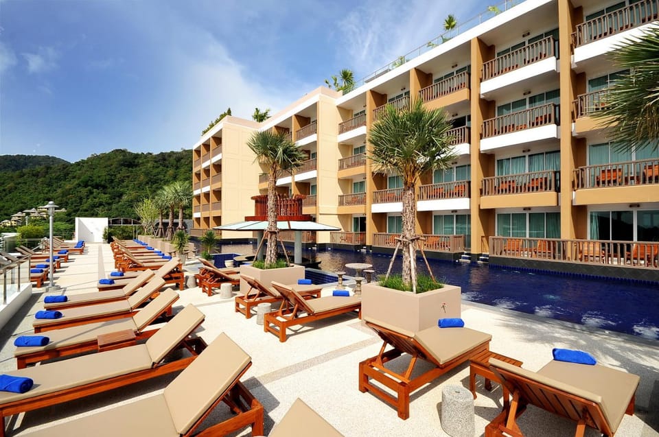Property building, View (from property/room), Mountain view, Pool view, Swimming pool