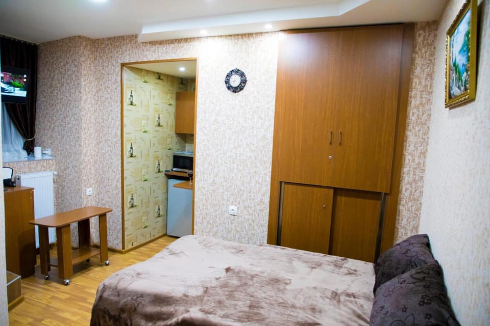 Bed, Kitchen or kitchenette, Living room, Bedroom
