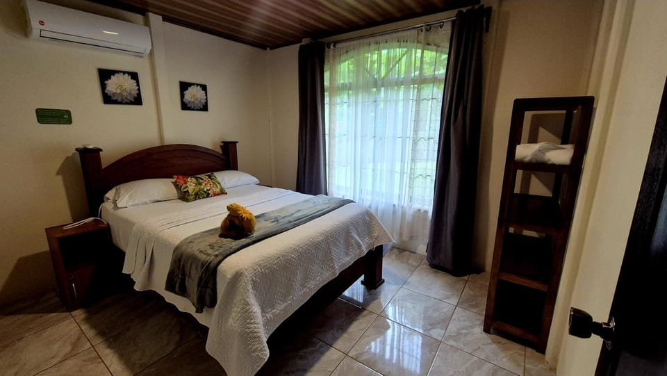 Bed, Decorative detail, Bedroom, air conditioner